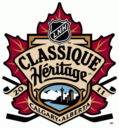 NHL Heritage Classic 2011 Alt. Language Logo iron on transfers for T-shirts